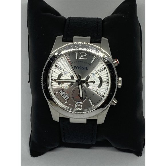 Fossil Boyfriend Multifunction Silver Dial Silver Steel  Fossil Perfect Boyfriend ES3883 Women\'s Leather An